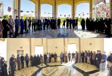 گزارش تصویری مراسم اداي احترام به مقام والاي شهداي گمنام دانشگاه هاي شهرستان شاهرود 